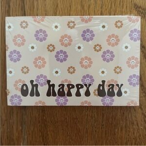 20 Oh Happy Day 4”x 6” Flat Thank You Cards BRAND NEW